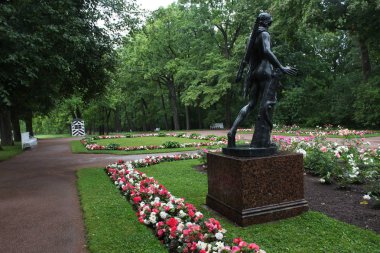 Eski, St. Petersburg'daki Catherine Park. Rusya