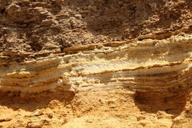 Farklı boyutlarda ve topraktaşlar, güzel arka plan.