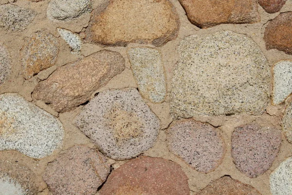 Pedras de diferentes tamanhos e solo, belo fundo . — Fotografia de Stock