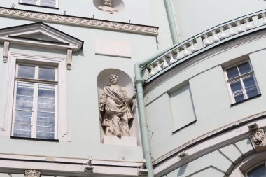 17 Temmuz. 2019. Saint-Petersburg, Rusya. Güzel eski şehir mimarisi