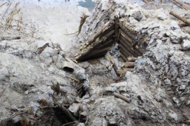 Barınak ile bir siper şeklinde ateş noktası.