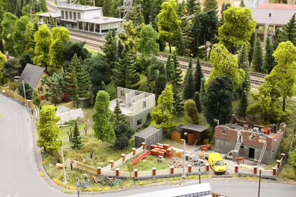 Küçük boyutlu oyuncak şehir, çok güzel