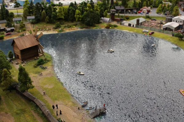 Küçük boyutlu oyuncak şehir, çok güzel