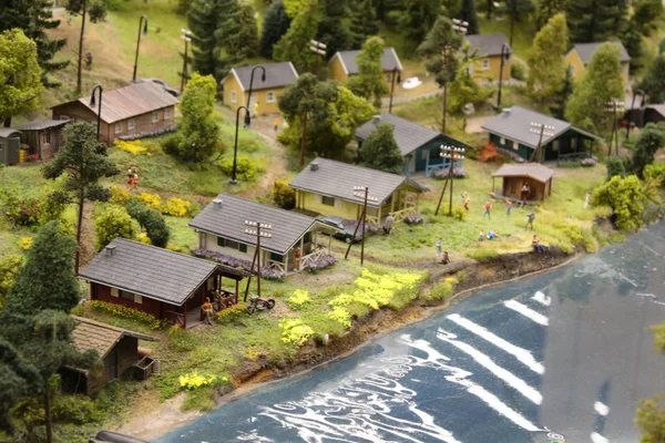 Küçük boyutlu oyuncak şehir, çok güzel