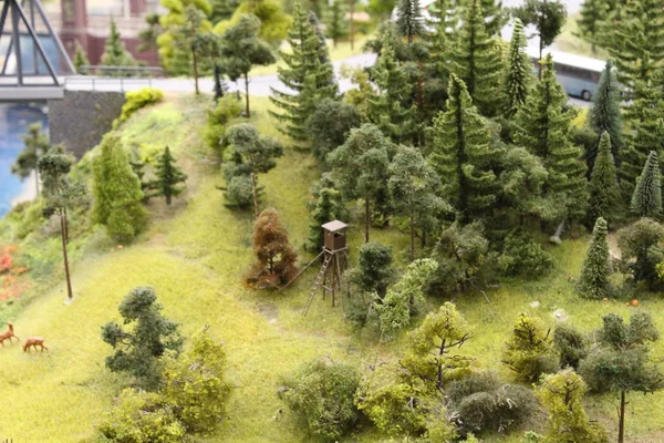 Küçük boyutlu oyuncak şehir, çok güzel