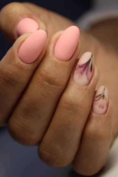 Nail Polish 작품의 폴란드어이다 미녀의 색깔의 — 스톡 사진