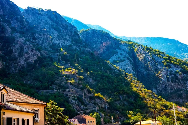 Vistas Panorámicas Panorámicas Las Montañas Día Soleado Montenegro —  Fotos de Stock