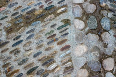 Taş yol ayrıntıları Arnavut kaldırımı