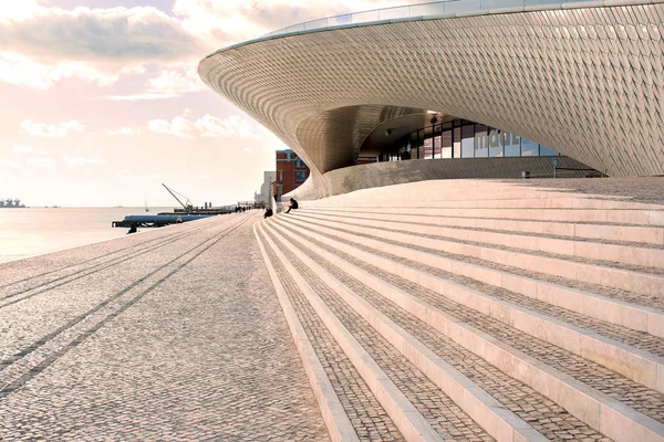 Lizbona Portugalia Lutego 2018 Muzeum Sztuki Architektury Technologii Lizbonie Architekta — Zdjęcie stockowe