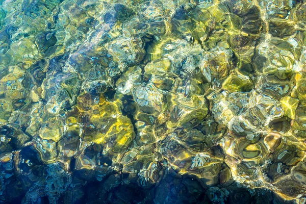 きれいな水 海の表面 コトル モンテネグロ — ストック写真