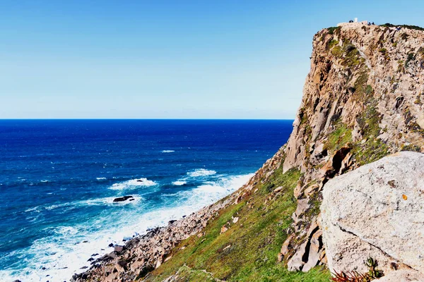 Wunderschöne Meereslandschaft Blick Auf Den Atlantik Vom Felskap Sintra — Stockfoto