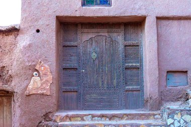 Kasbah AIT Ben Haddou Fas Atlas dağlarında.