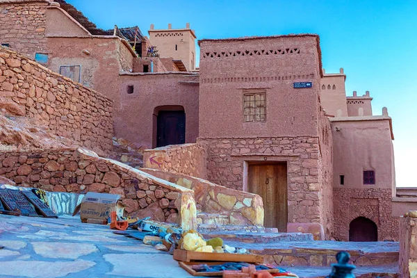 Kasbah Ait Ben Haddou στην οροσειρά του Άτλαντα του Μαρόκου. — Φωτογραφία Αρχείου