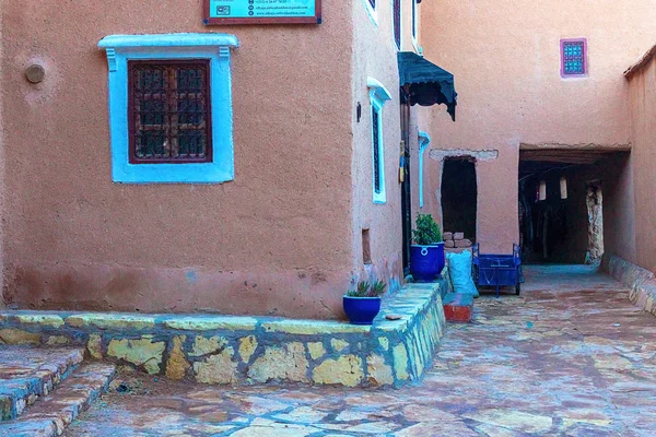 A Kasbah Ait Ben Haddou, az Atlasz-hegységben, Marokkó. — Stock Fotó