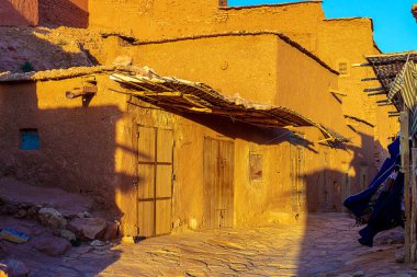 Kasbah Ait Ben Haddou in the Atlas Mountains of Morocco. clipart