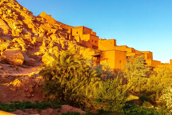 Kasbah Ait Ben Haddou στην οροσειρά του Άτλαντα του Μαρόκου. — Φωτογραφία Αρχείου