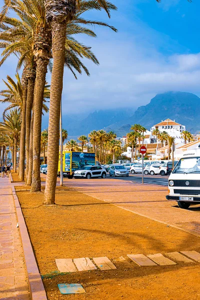 Vistas deslumbrantes das montanhas e do vulcão. Tenerife. Ilhas Canárias . — Fotografia de Stock