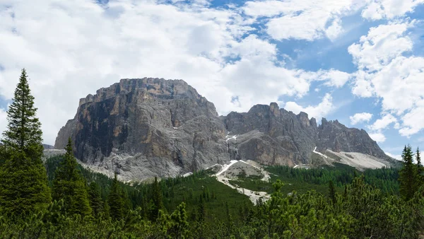 Panorama de Sella massi. Alpes italianos, Tirol — Foto de Stock