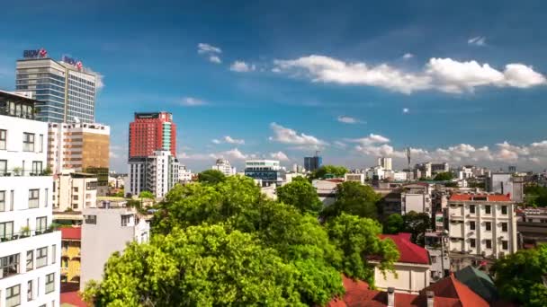 Vista aérea da cidade de Hanói. lapso de tempo de resolução 4K. Junho de 2015 — Vídeo de Stock