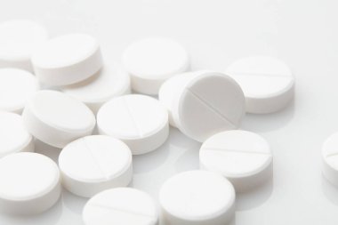 Hap ve tablet, ilaç izole. Uyuşturucu. Sağlık. İlaç sanayii. eczane.