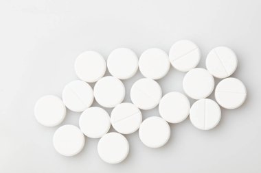 Hap ve tablet, ilaç izole. Uyuşturucu. Sağlık. İlaç sanayii. eczane.