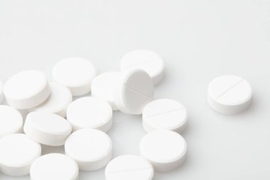 Hap ve tablet, ilaç izole. Uyuşturucu. Sağlık. İlaç sanayii. eczane.