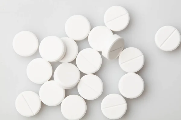 Pil Tabletten Geneeskunde Geïsoleerd Drug Gezondheidszorg Farmacie Apotheek — Stockfoto