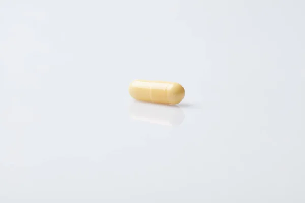 Pilule Comprimés Médicament Isolé Drogue Soins Santé Pharmacie Pharmacie — Photo