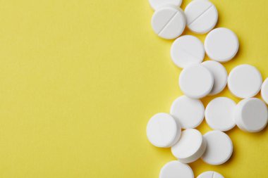 Hap ve tablet, ilaç izole. Uyuşturucu. Sağlık. İlaç sanayii. eczane.