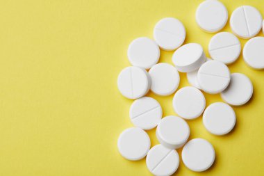 Hap ve tablet, ilaç izole. Uyuşturucu. Sağlık. İlaç sanayii. eczane.