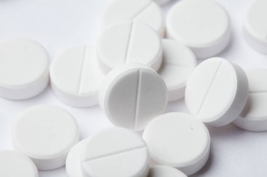 Hap ve tablet, ilaç izole. Uyuşturucu. Sağlık. İlaç sanayii. eczane.