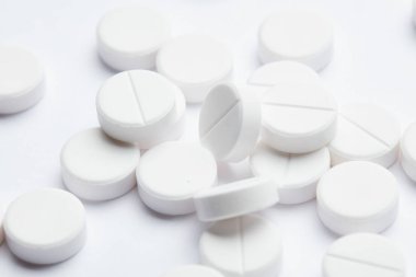 Hap ve tablet, ilaç izole. Uyuşturucu. Sağlık. İlaç sanayii. eczane.