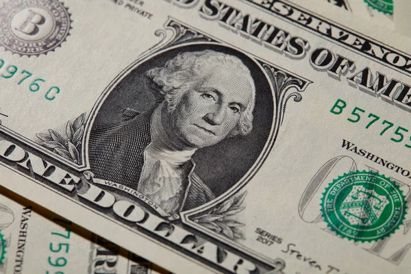 Portret Van Washington Dollar Bill — Stockfoto