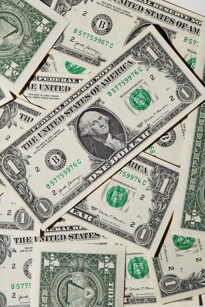 Amerikalı bir dolar faturaları ile bir arka plan