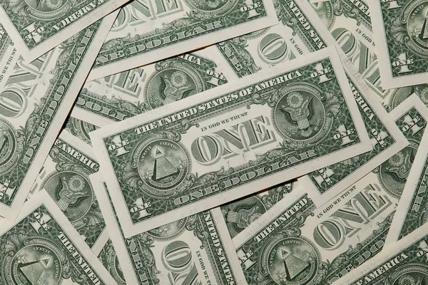 Bir Dolarlık Banknotların Arka Tarafı Telifsiz Stok Imajlar