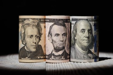 Dolar (Usd) banknotlar arka plan