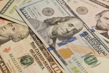 Dolar (Usd) banknotlar arka plan