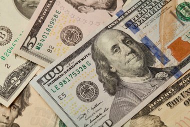 Dolar (Usd) banknotlar arka plan