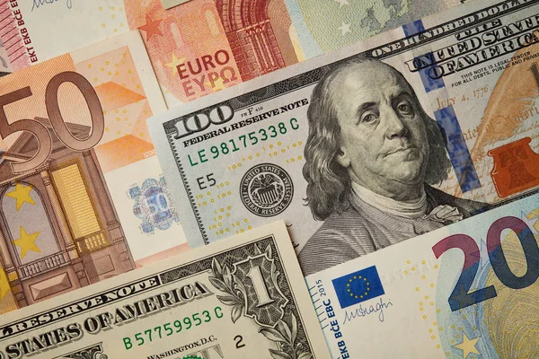 Euro Dollarkurs Koncept Eur Usd Prognos Foto Växelkurs Koncept För — Stockfoto