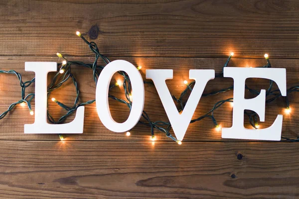 Aşk Mektupları Sevgililer Günü Ile Mesaj — Stok fotoğraf