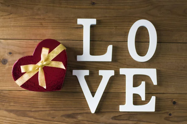 Aşk Mektupları Sevgililer Günü Ile Mesaj — Stok fotoğraf