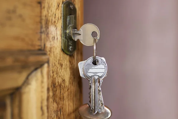 Keys Door Lock Vintage — Stock Photo, Image