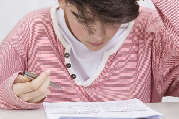 Jongeren Studeren Aan Receptie Tieners Kinderen — Stockfoto