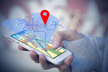 El telefon ile gps veya Konum Belirleyicisi