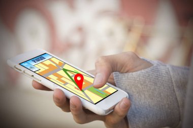 El telefon ile gps veya Konum Belirleyicisi