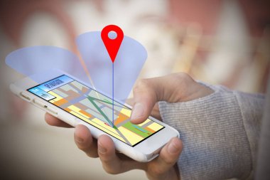 El telefon ile gps veya Konum Belirleyicisi