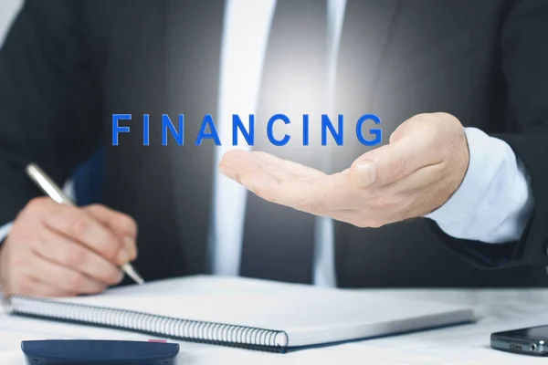 Business Man Concept Financing — Stock Photo, Image