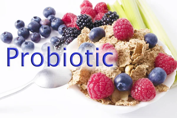 Probiotické Krmení Koncept Jídlo — Stock fotografie
