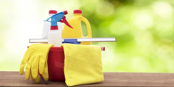 ecological cleaning products with the environment