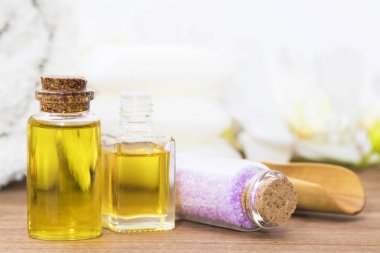 Masaj tuzları ve yağlar, güzellik ve vücut bakımı, spa